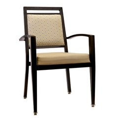 Baxter Wood-Look Metal Seating